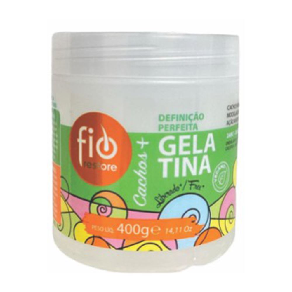Gelatina Para Cabelo Cacheado Fio Restore 400G | Armazém dos Cosméticos